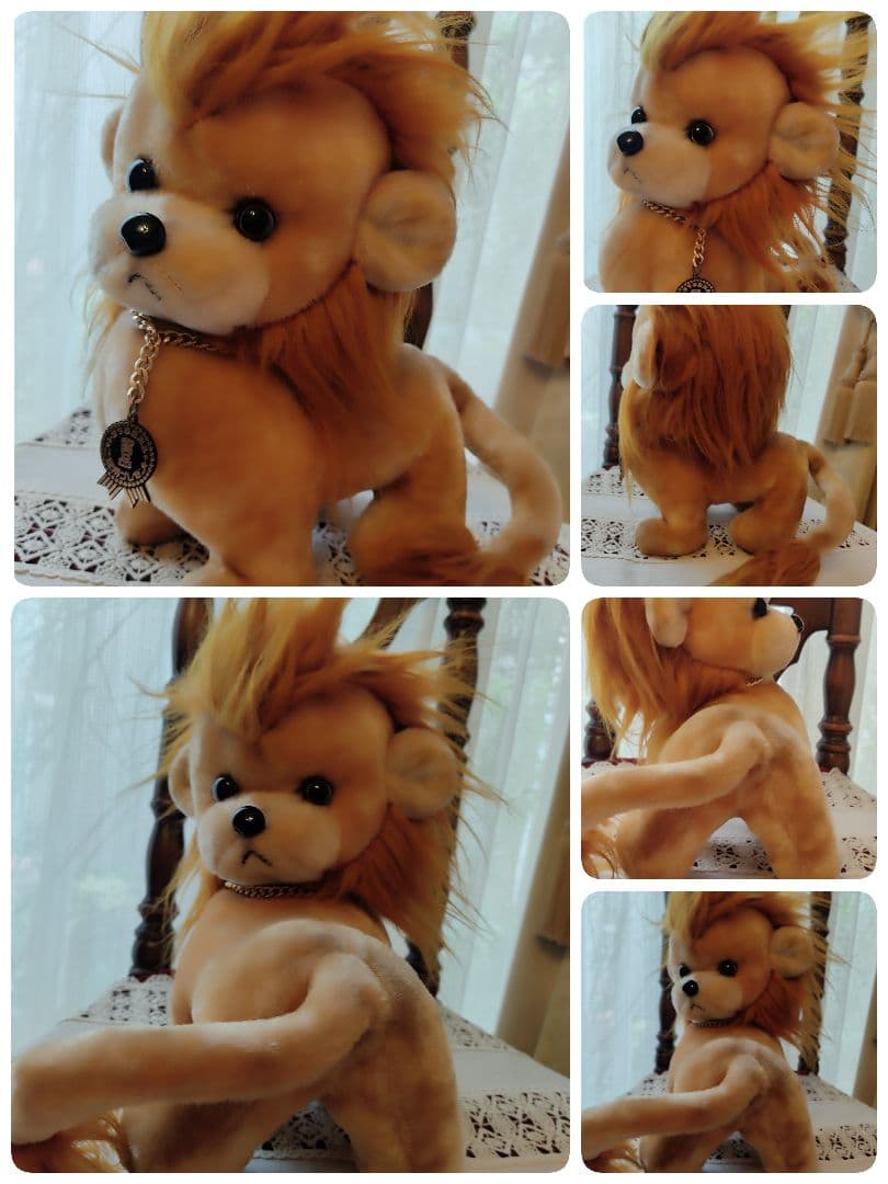 ライオン　ノベルティ　昭和レトロ　レトロぬいぐるみ　レトロ　レア　当時物