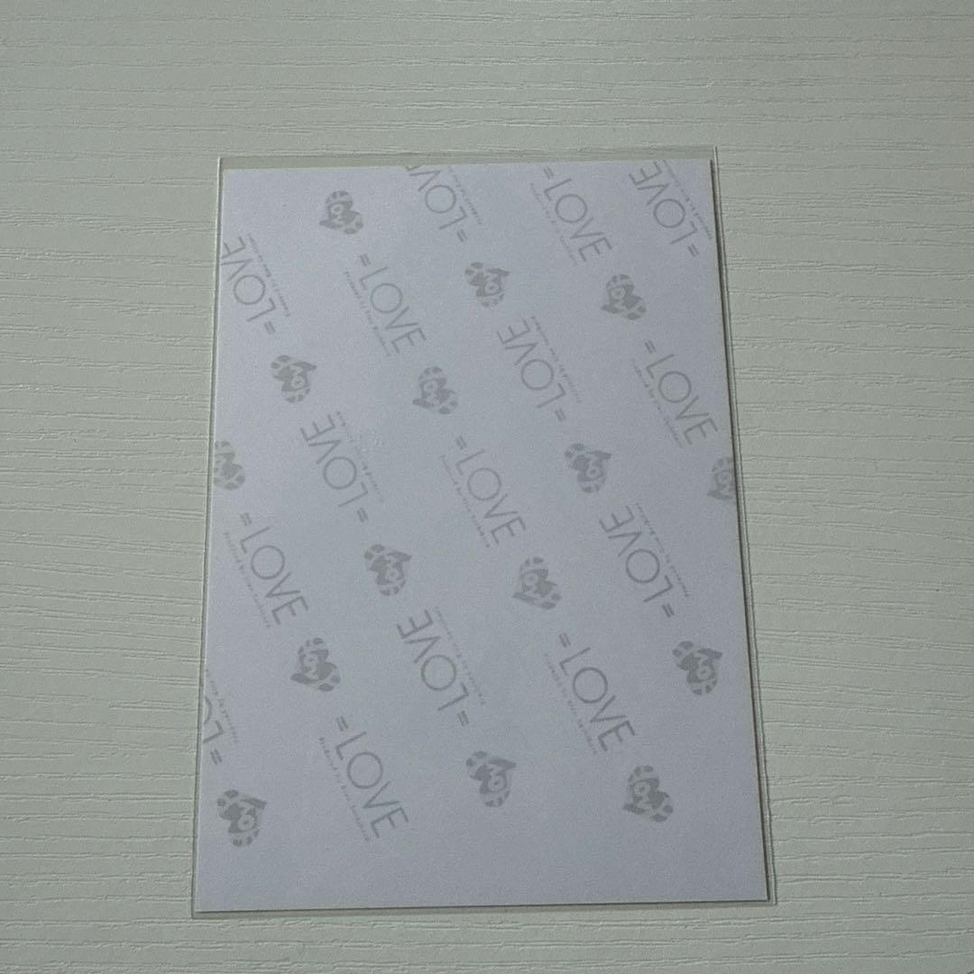 =LOVE イコラブ 佐々木舞香 しゅきぴ 生写真 直筆 チュウ