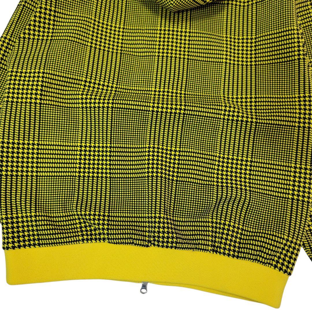 ほぼ未使用 ジャックバニー グレンチェック柄 ダンボールスウェットパーカー