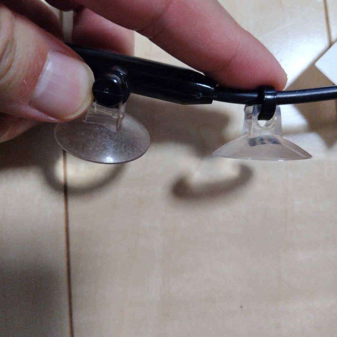 暖突ロング(フックに変更)&イージーグローサーモ(吸盤交換・追加済)