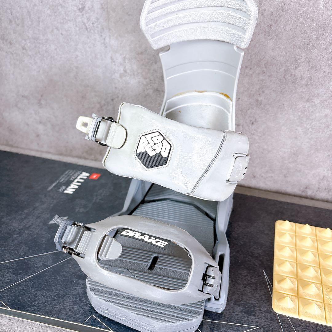 メンズスノーボード　アライアン152センチ×ドレイク MLサイズ　2点セット