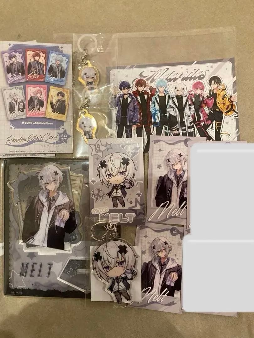 めておらメルトくん バレンタイン アクスタ　アクキーカードチャームアニメイト特典