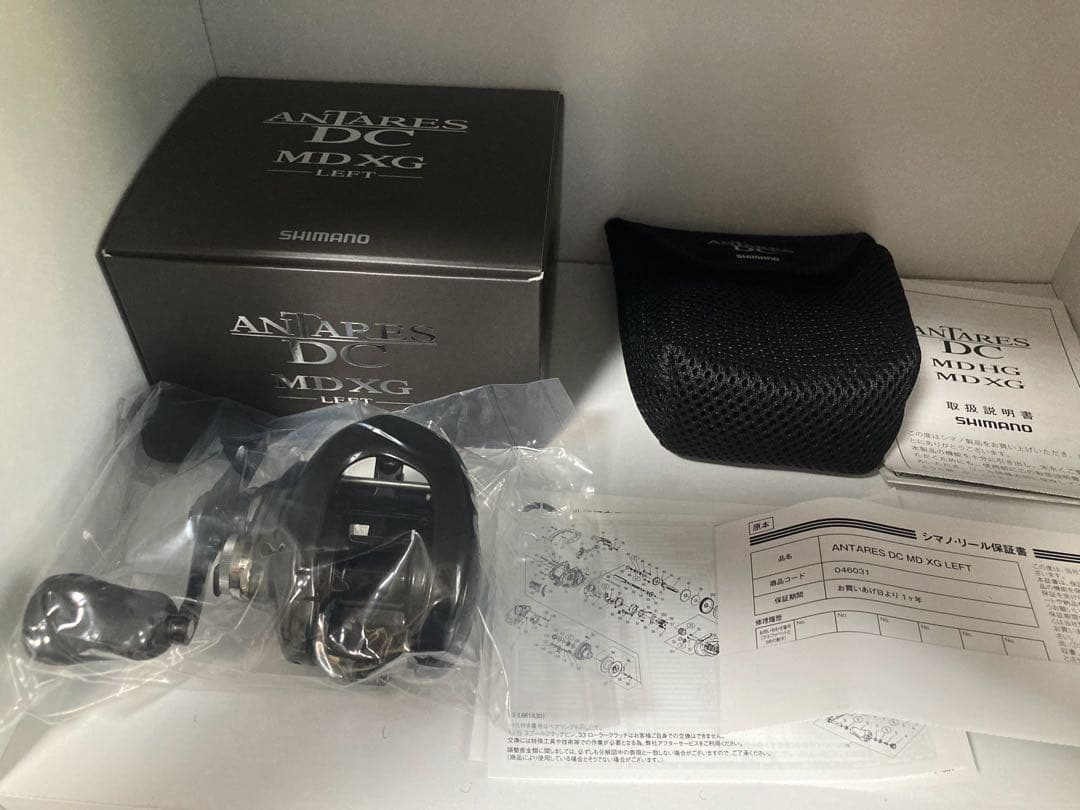 左ハンドル☆23アンタレス☆dcmd xg☆LEFT☆新品未使用☆シマノ☆リール