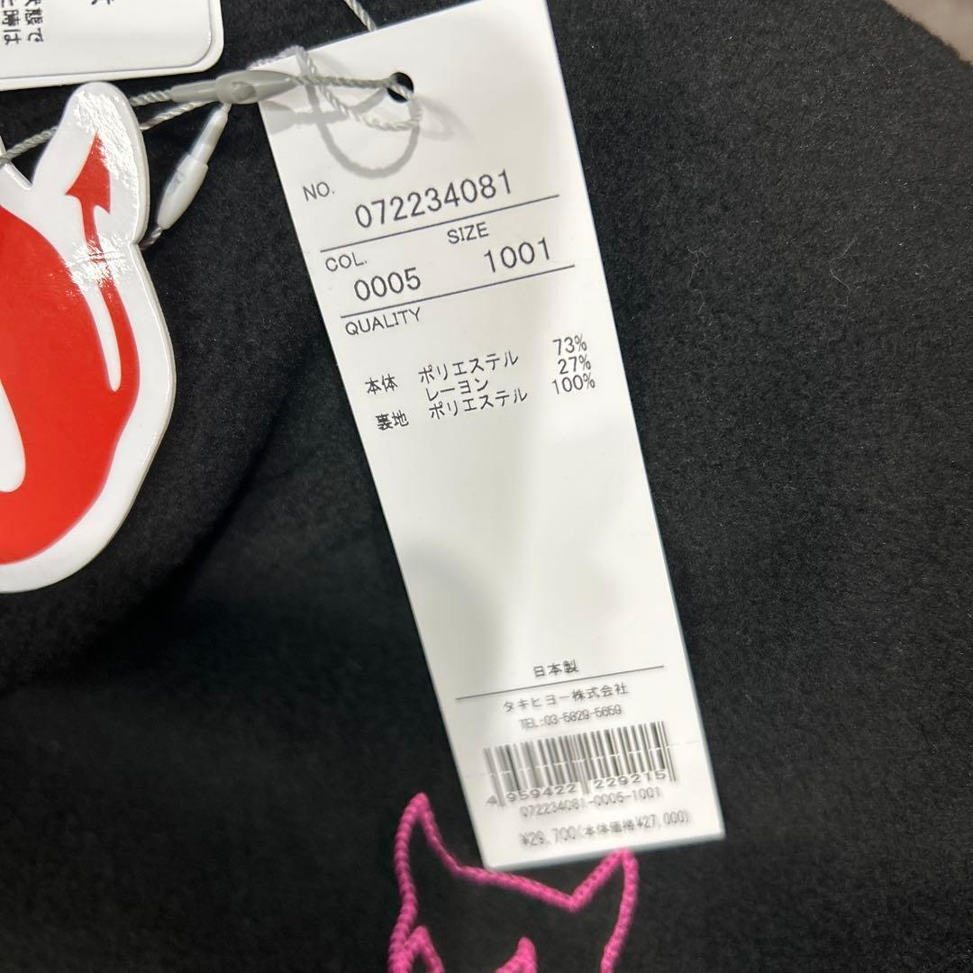 WAACゴルフブラック クロップドセーター