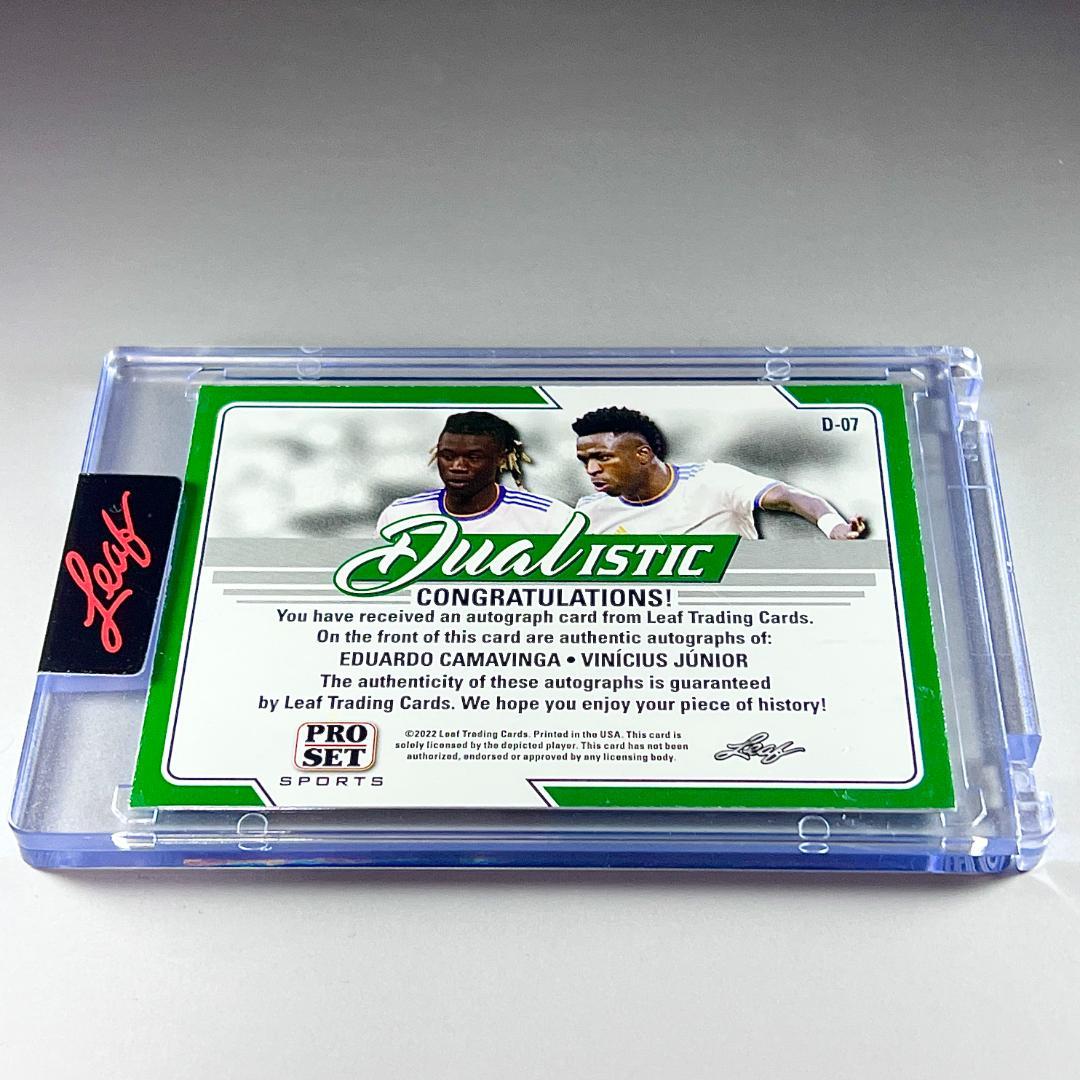 【直筆サイン!世界限定8枚】カマビンガ ヴィニシウス Leaf レアル・マドリー