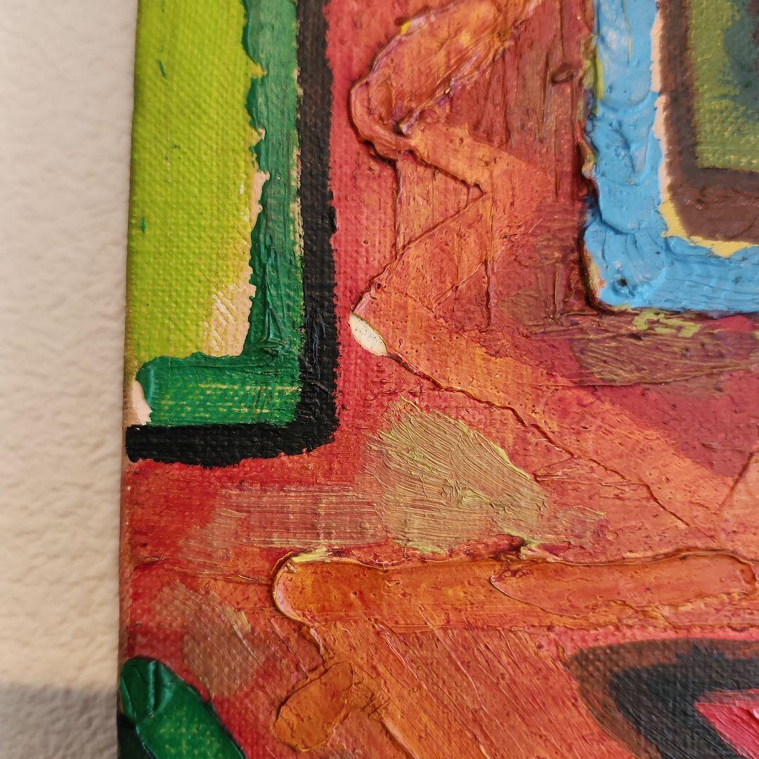 田渕眞兒　油絵　油彩　抽象画　s