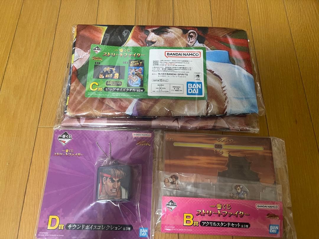 ストリートファイター 一番くじ A賞B賞C賞D賞(1種)E賞(3種)F賞(3種)