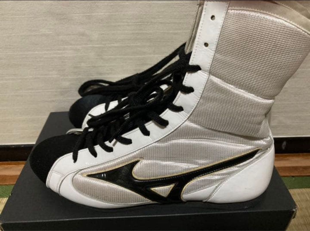 Mizuno ボクシングシューズ ホワイト/ブラック