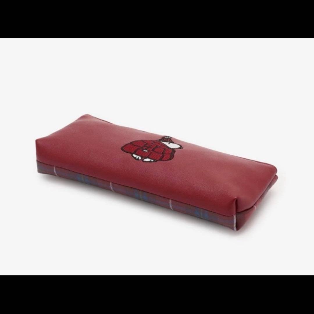 スヌーピー アフタヌーンティーコラボ ペンケース ダウン ピーナッツ