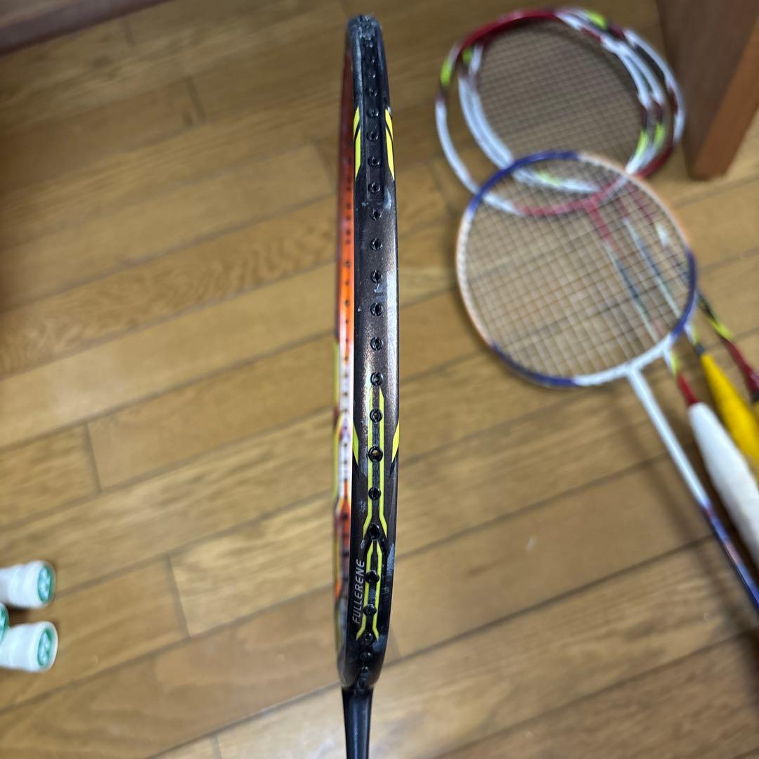 バドミントン ラケット 3点セット ※ジャンク品あり
