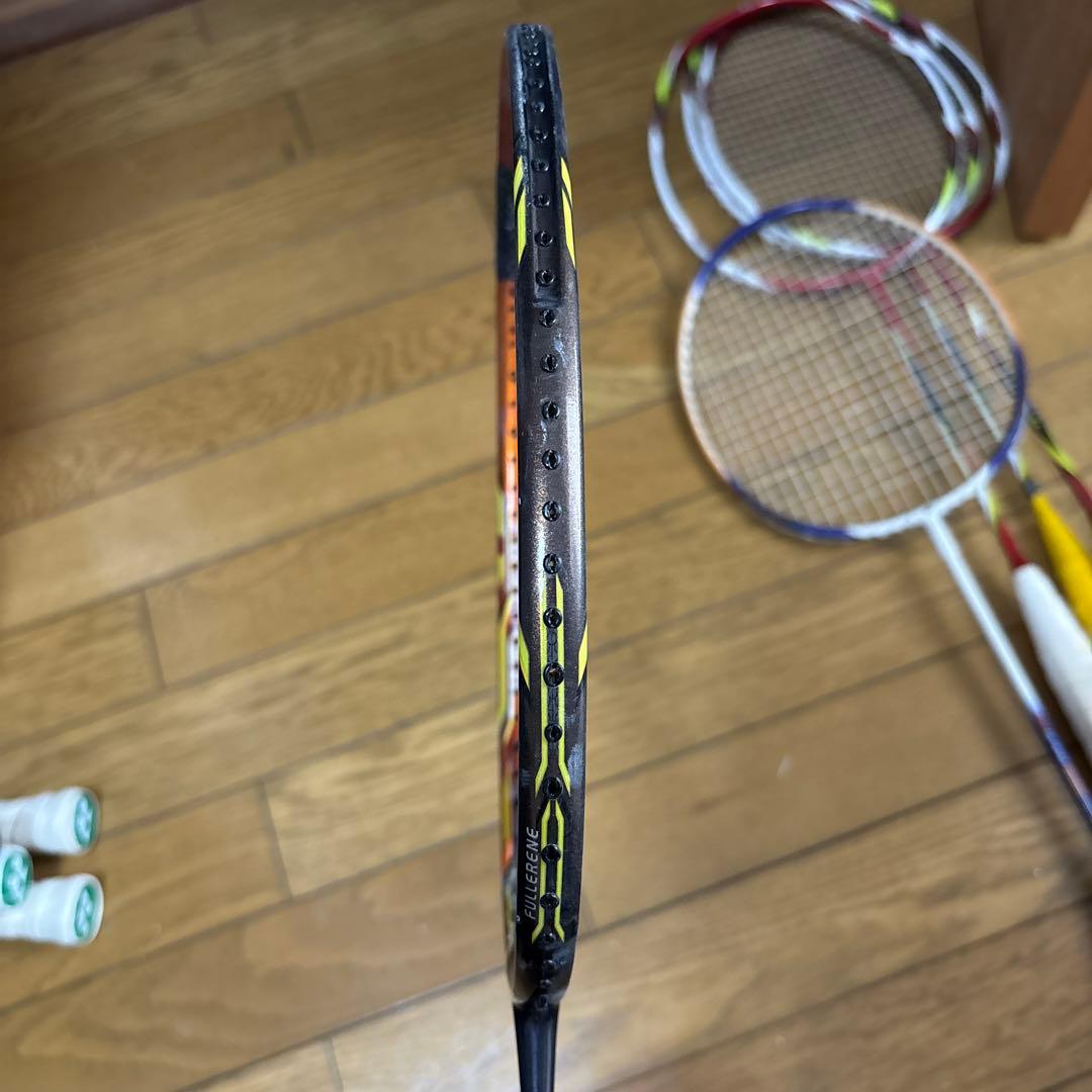 バドミントン ラケット 3点セット ※ジャンク品あり