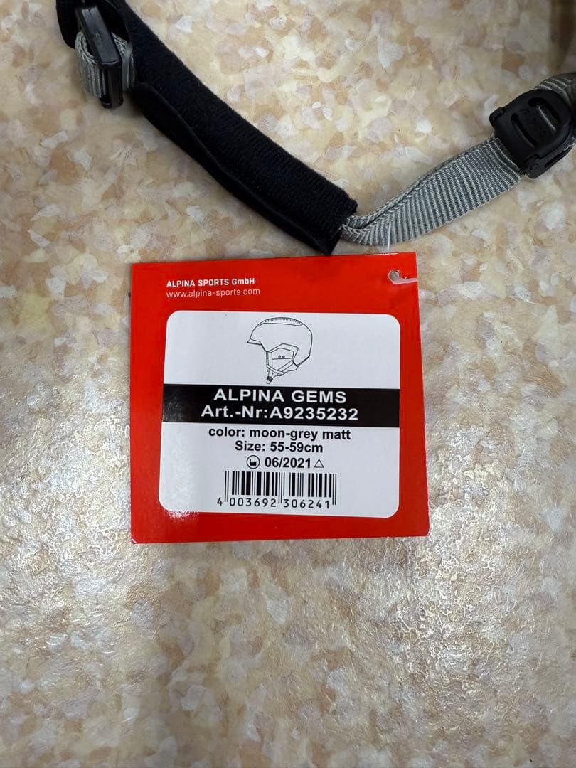 ALPINA スキー・スノーボード用ヘルメット グレー