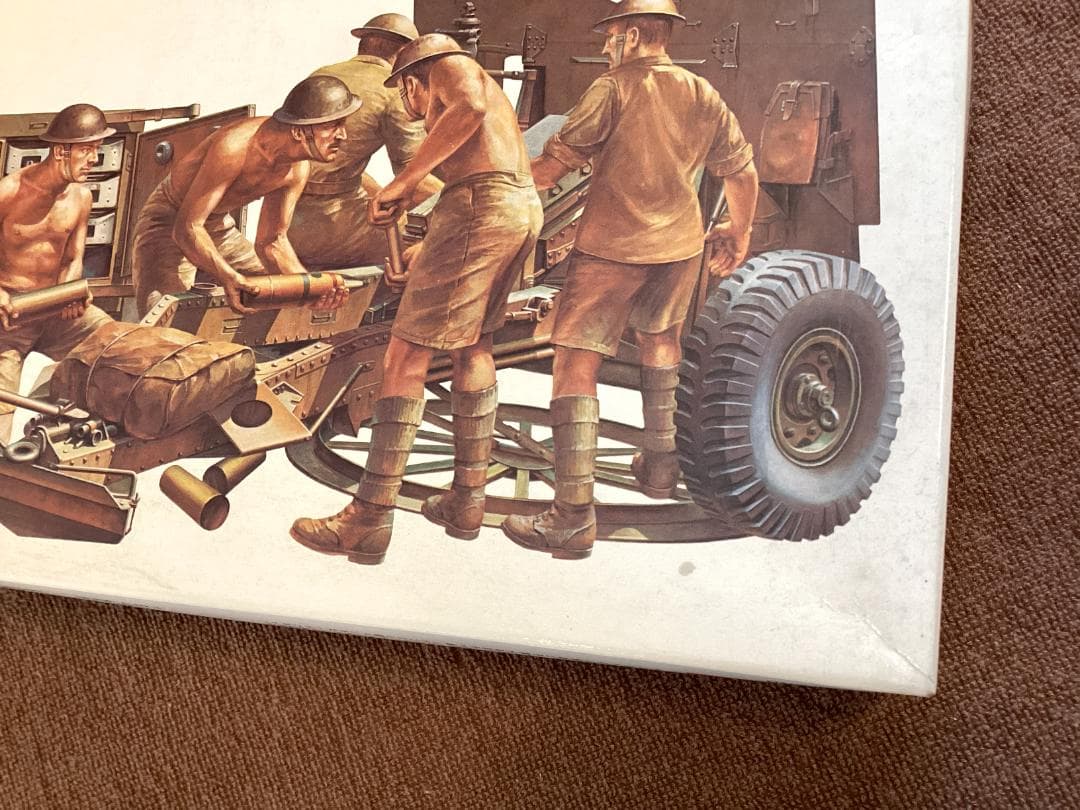 タミヤ 1/35 イギリス サラディン装甲車MkⅡ・ 25ポンド砲 小鹿