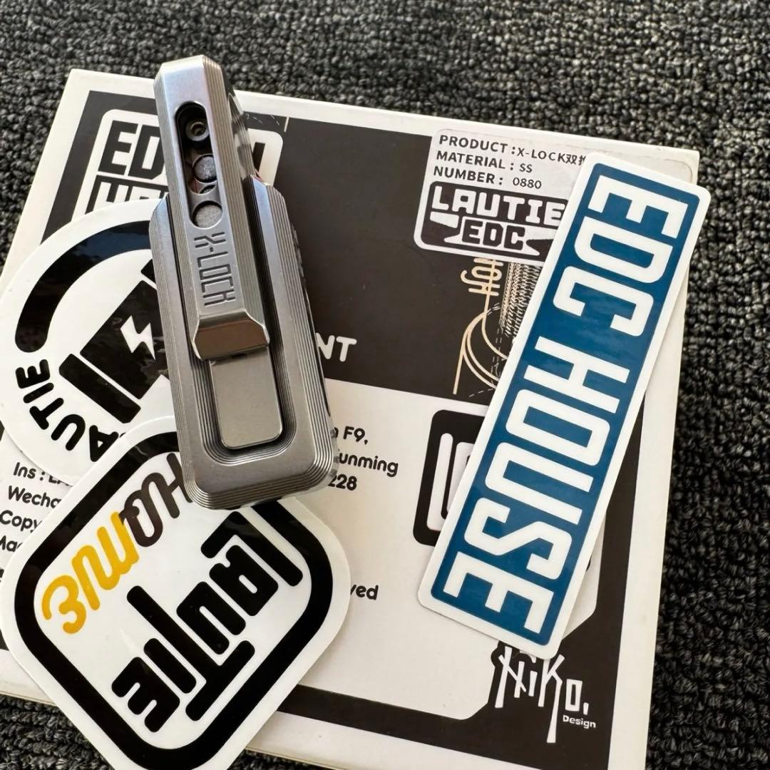 「LAUTIE 正規品」 Xlock Double Push 2.0 EDC