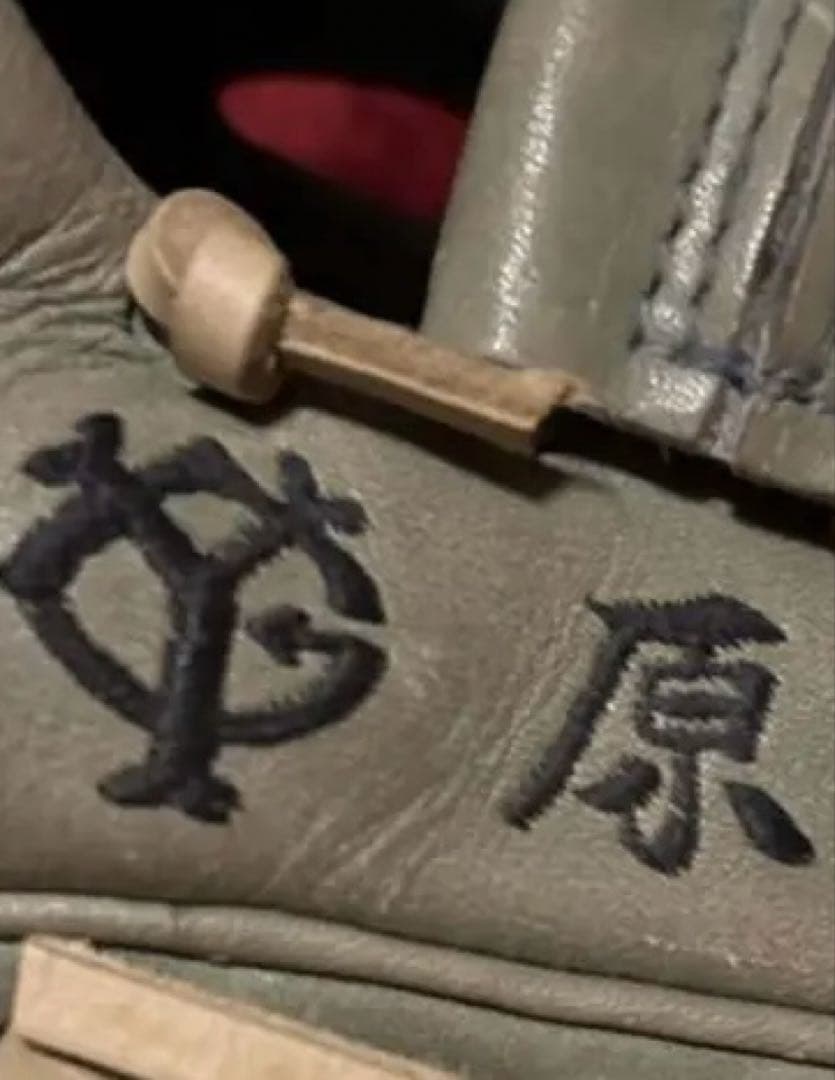 信義作　原辰徳　実使用　グローブ　ミズノ　ワールドウィン　硬式　内野　巨人　野球