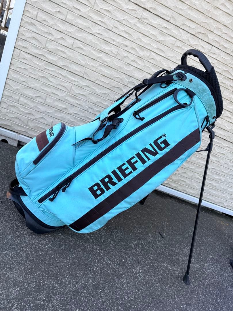 ★BRIEFING キャディバッグ限定カラーCR4ターコイズ