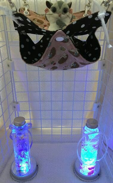 モモンガハウス(おすまし針ネズミ・ピンク)茶ドット 春(夏)秋仕様  1900