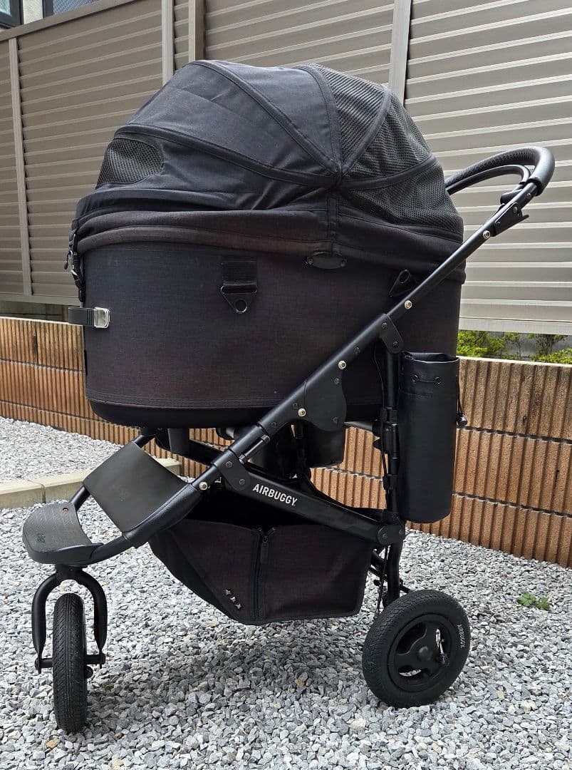 AIRBUGGY フレーム+コット+付属品　DOME3 Large ブラック