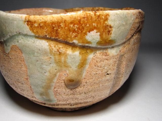 古伊賀茶碗 「小鷹」 裏千家九代 不見斎・十四代 淡々斎花押 二重箱　　m198