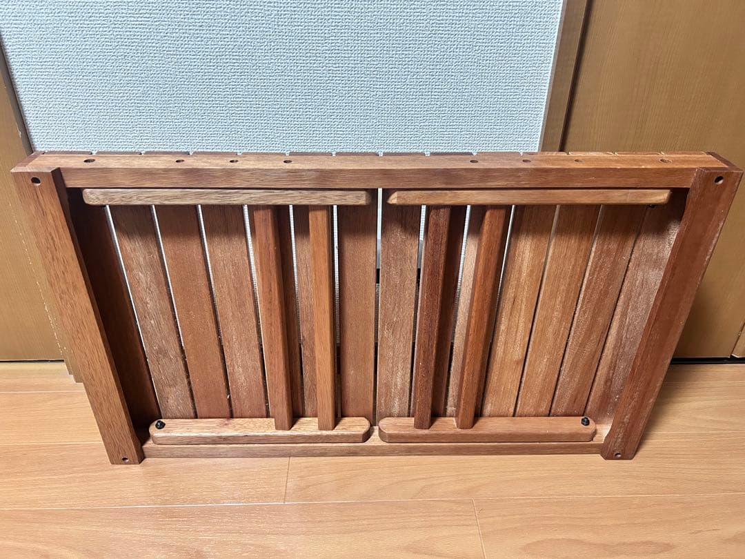 天然木製折りたたみテーブル　ネイチャーハイク