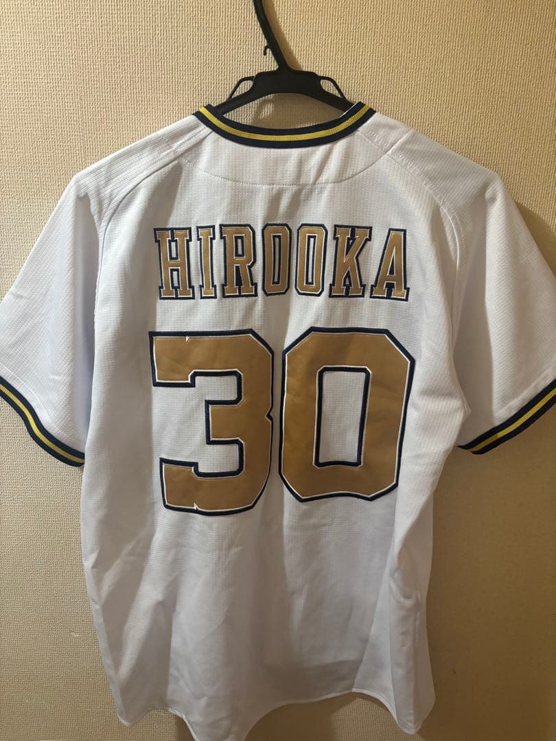 オリックス　廣岡大志　ユニフォーム　ホーム　Sサイズ　ハイクオリティ　開幕戦