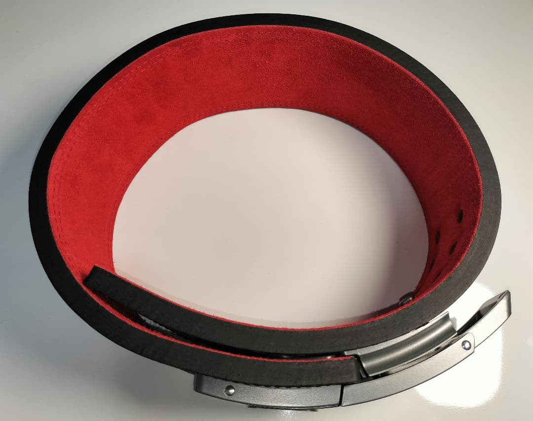 13mm【M】極美品 SBD パワーベルト ブラック/レッド パワーリフティング