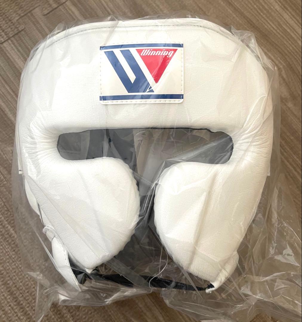 新品！MサイズWinning ボクシング ヘッドギア ホワイト