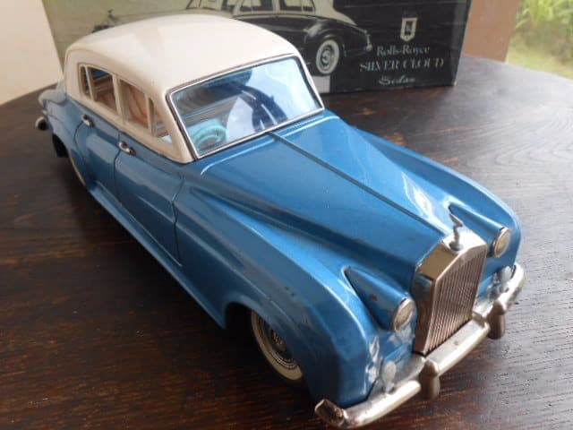 傑作★ 超希少！萬代屋 BCバンダイ ロールスロイス 大型 ブリキ 玩具 箱付