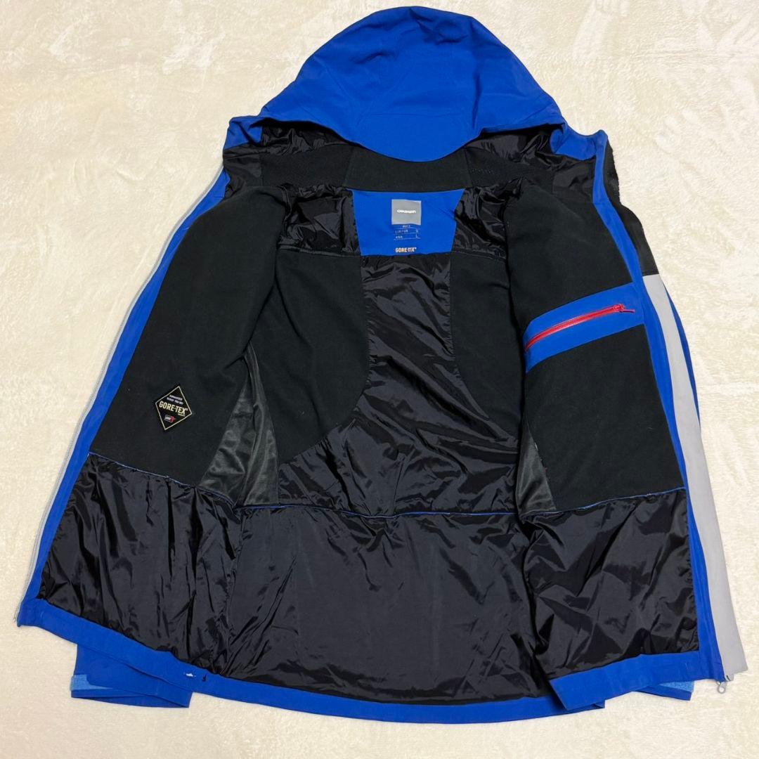 美品 GOLDWIN スキーウェア ゴアテックス 青 収納多数