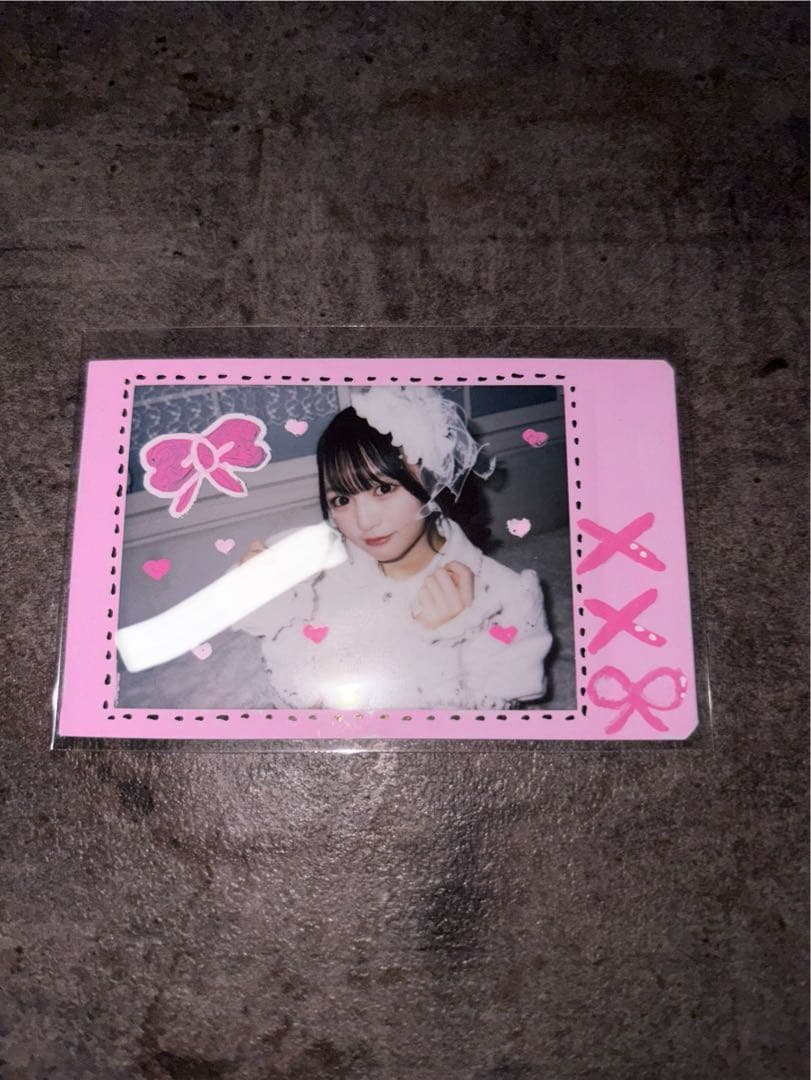 那蘭のどか　チェキ　デコチェキ