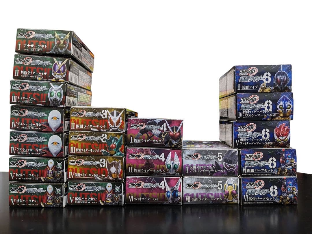 掌動 超動 SHODO 仮面ライダー 136個まとめ売り