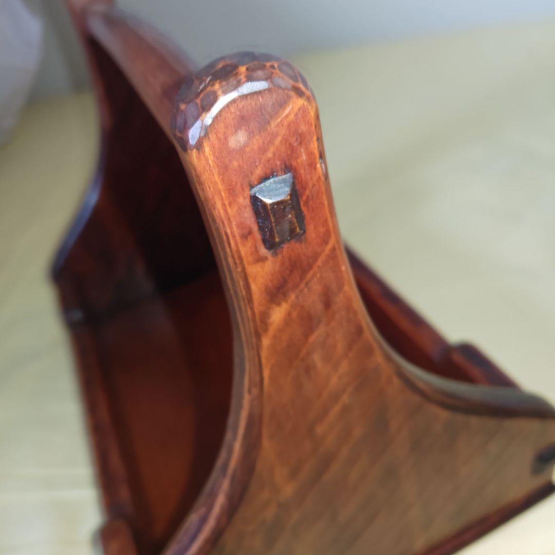 【希少・美品】矢澤金太郎　手提げ盆/手提盛器　木工作家　家具職人　指物