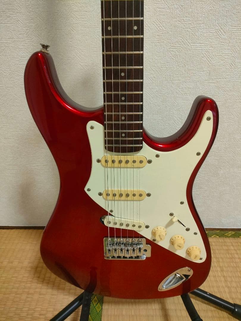AriaPro II Fullerton エレキギター レッド アリアプロ2