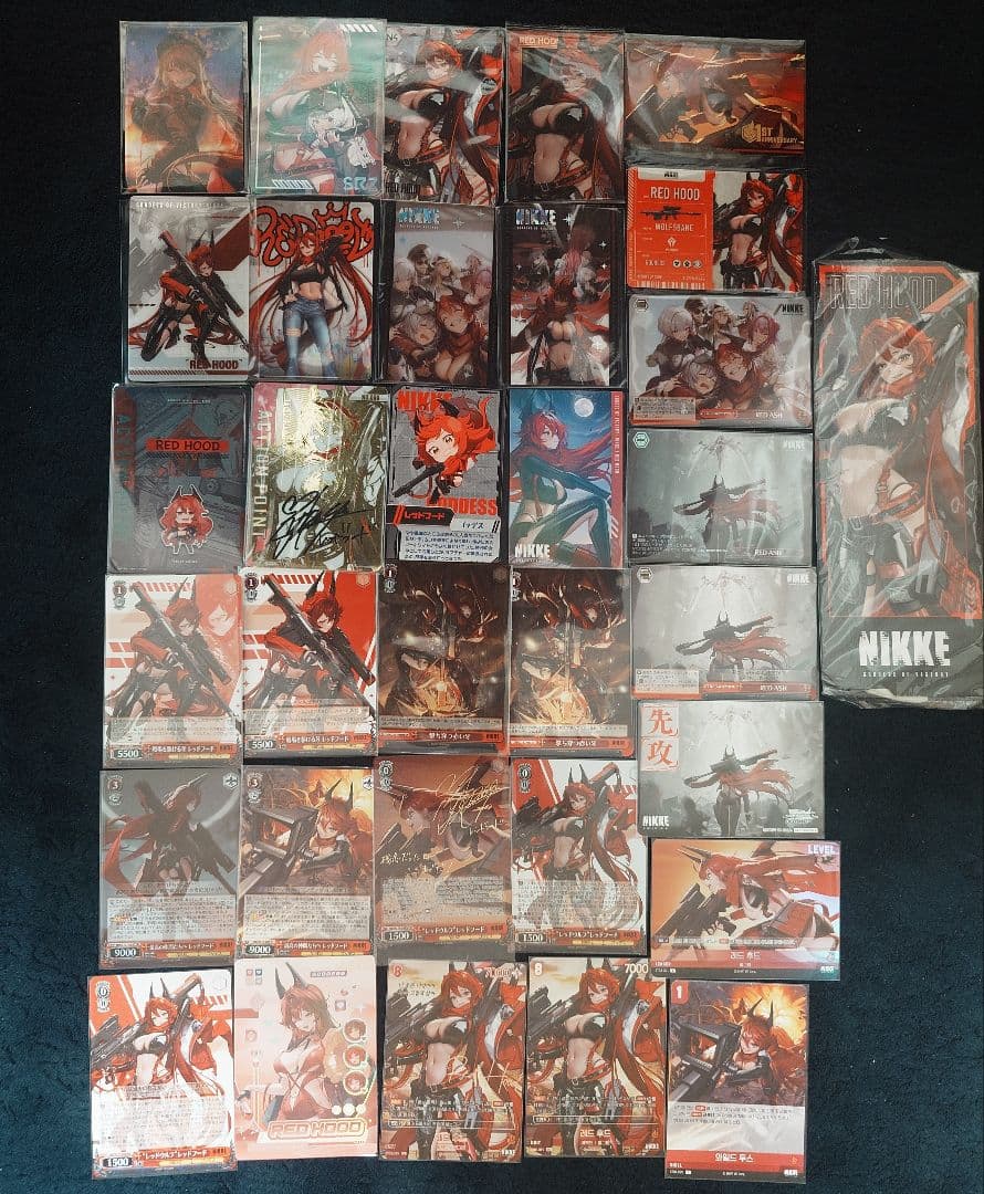 勝利の女神 nikke レッドフード 50種50枚