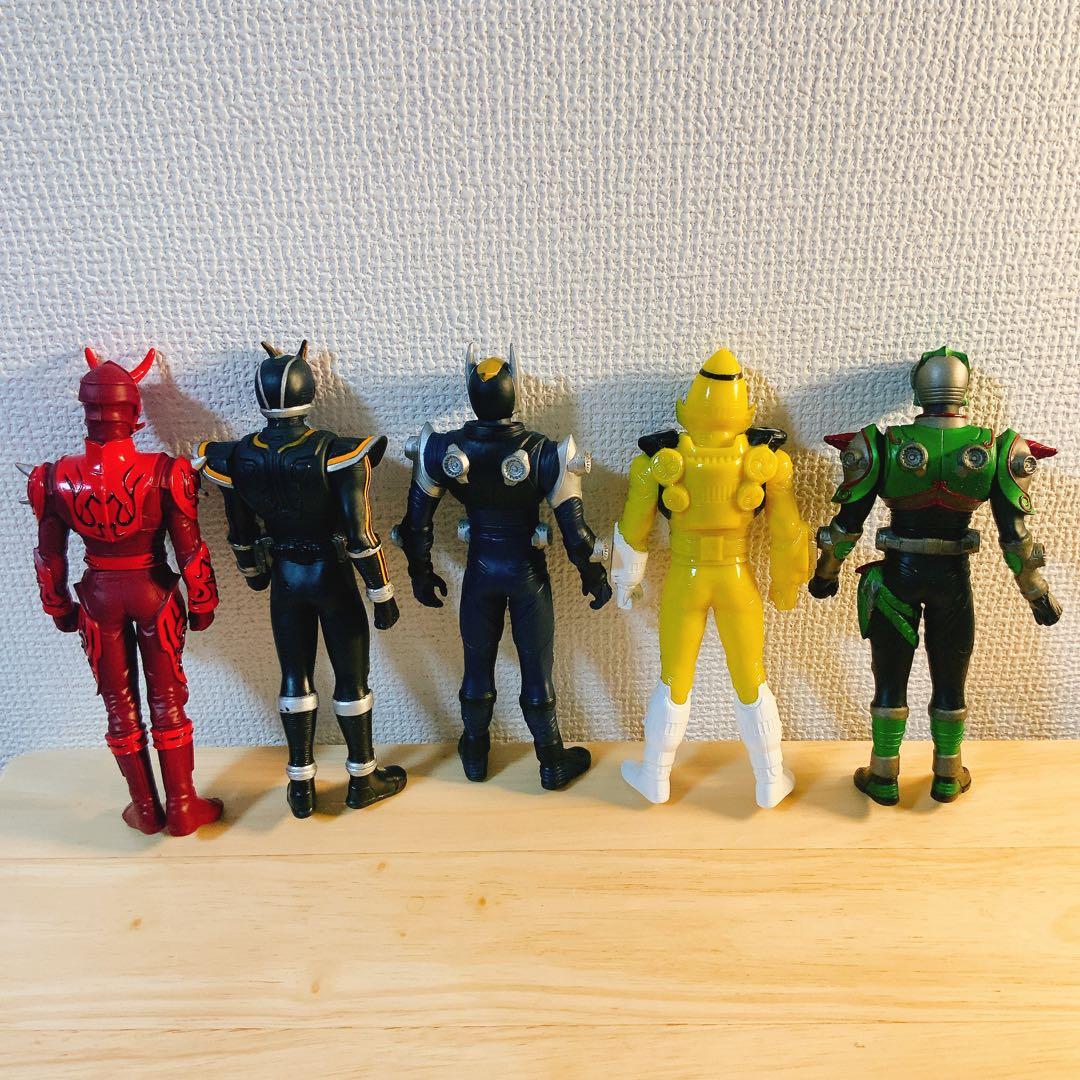 中古レアソフビ38体（仮面ライダーシリーズ36体・戦隊シリーズ2体）のまとめ売り