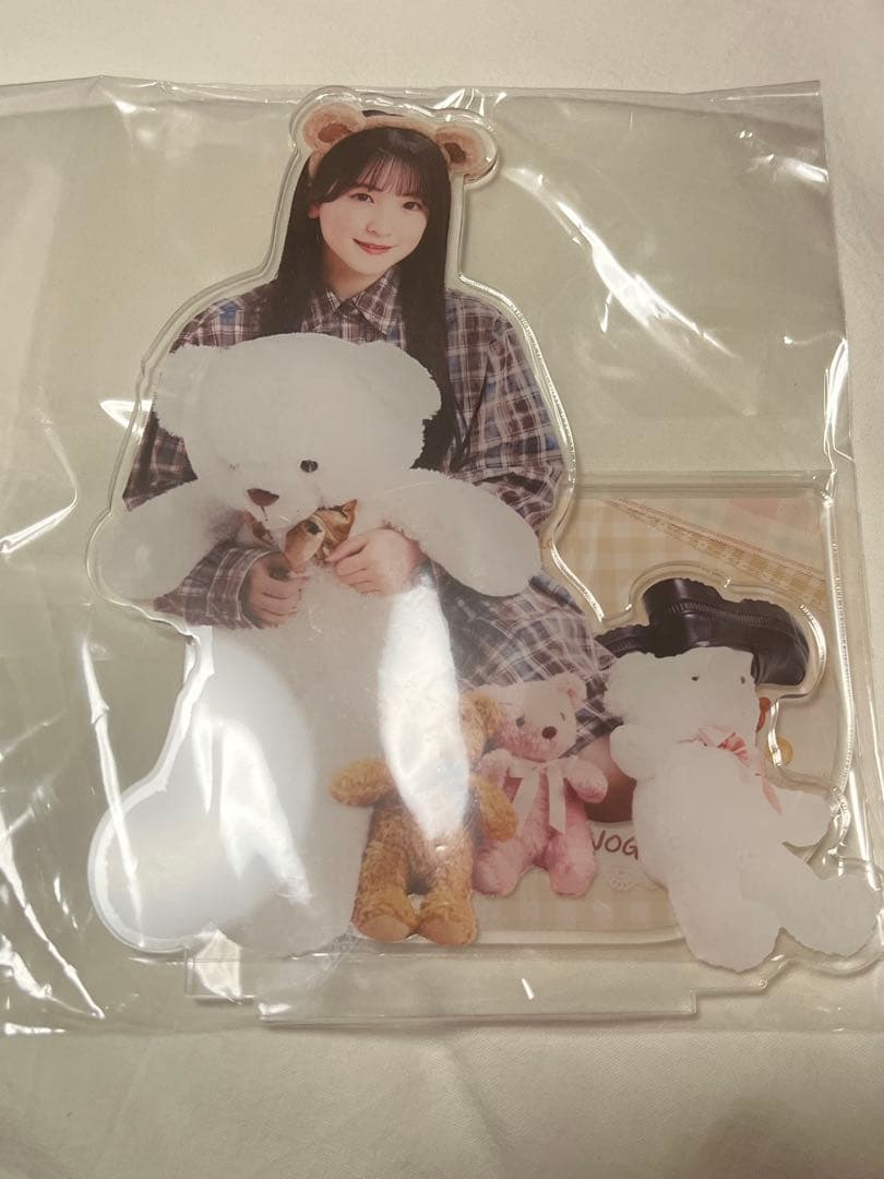 NOGIめくり 会場限定 S賞 BIGアクリルスタンド 鈴木佑捺 くま
