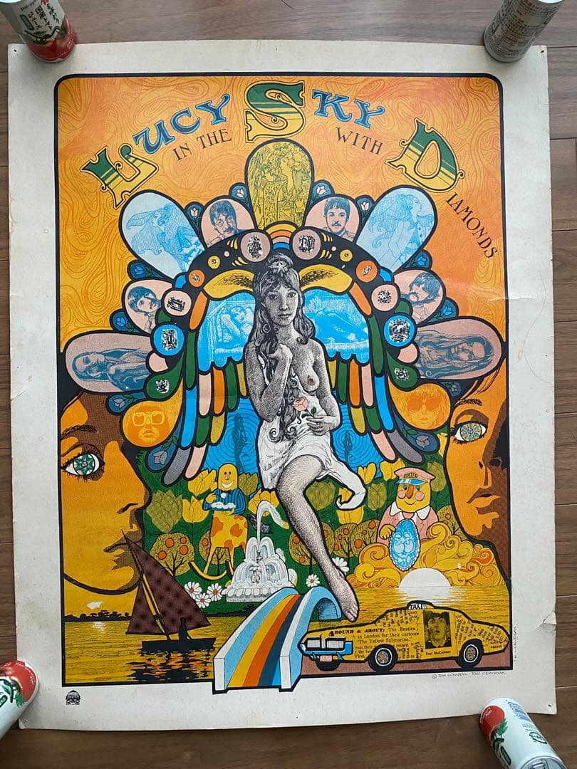 激レア！60's THE BEATLES ヴィンテージ・ポスター