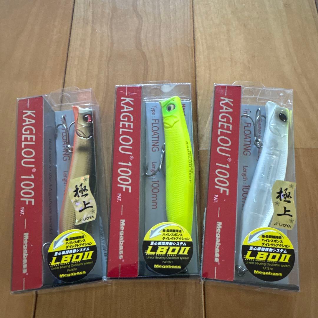 【SP-C＋】☆Megabass カゲロウ100F 3個セット