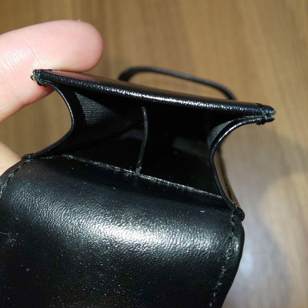 美品 MONTBLANC モンブラン ブラック レザーケース 2本用