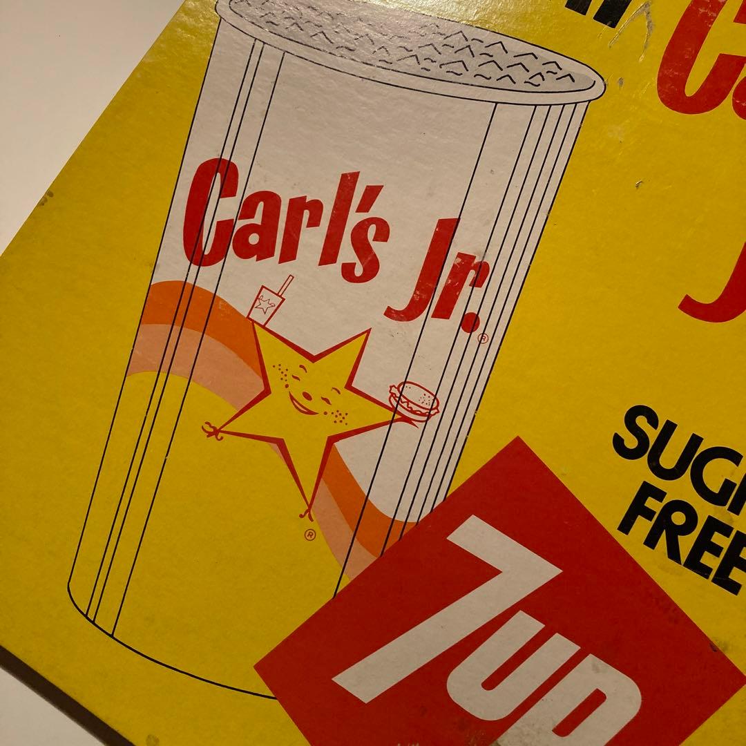 レア！カールスジュニア カードボード 看板