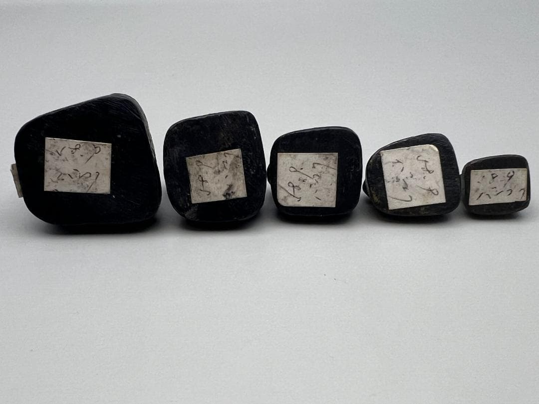 【海】超レア　インドの分銅　カエル形　５個セット　銅製　骨董品　時代物