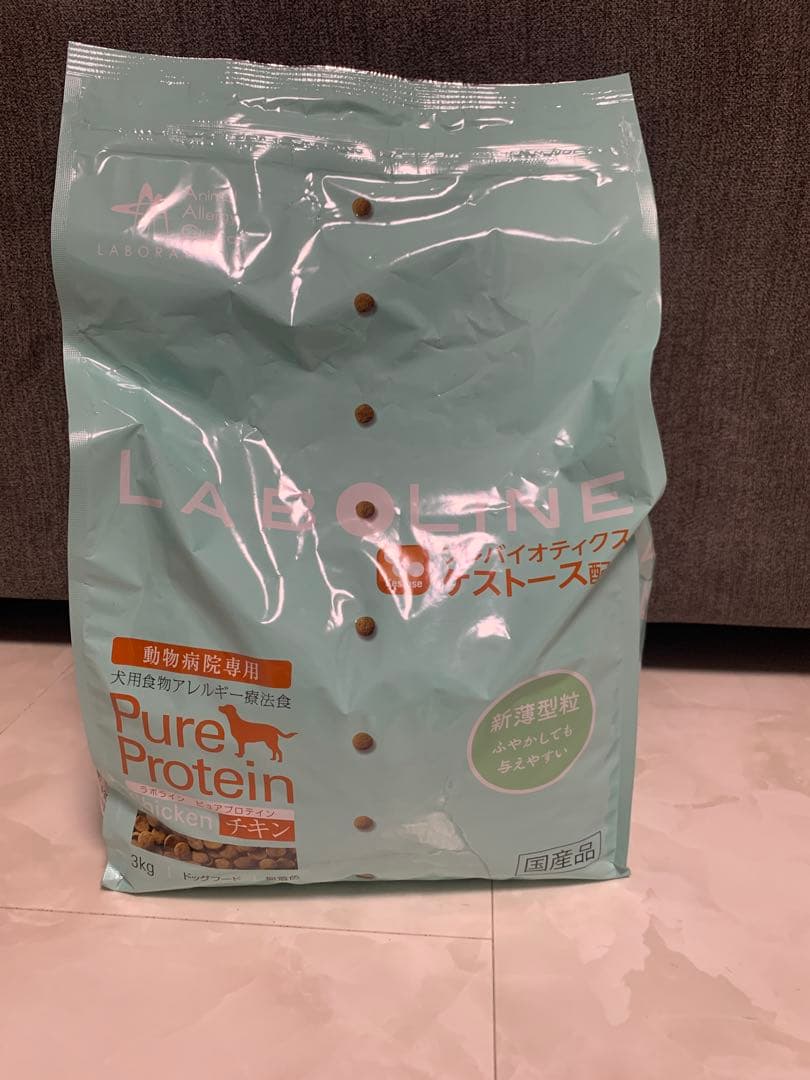 【新品・未開封】ラボライン　ピュアプロテイン　チキン(新薄型粒) 3kg