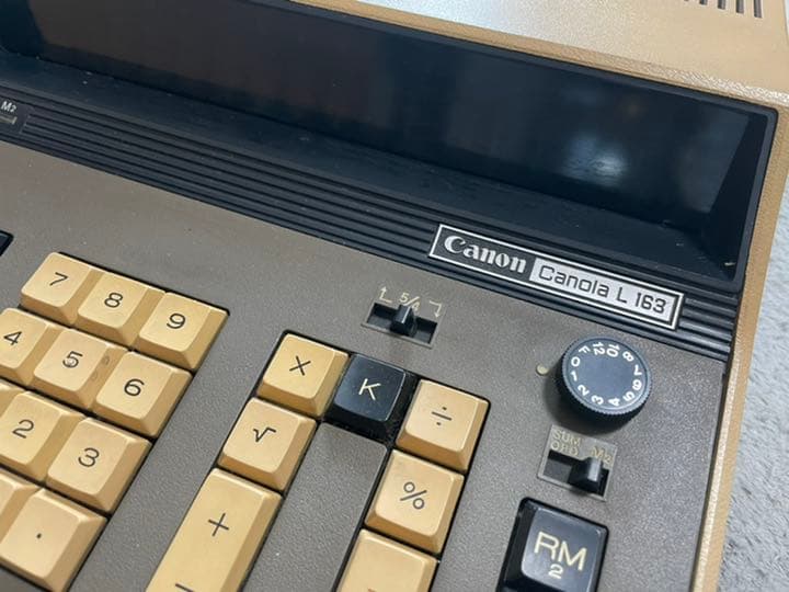 【期間限定/限定値下/ビンテージ電子計算機】Canon CANOLA L 163