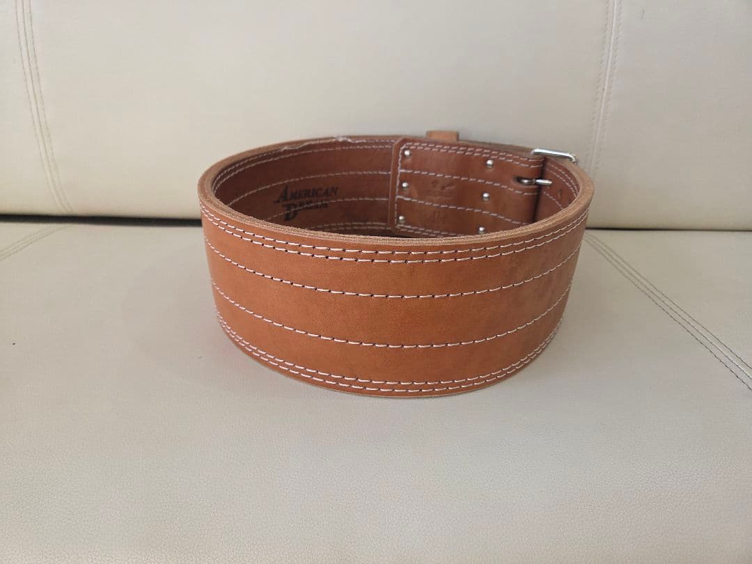超希少アメリカンドリーム、パワーリフティング用トレーニングベルト Lサイズ