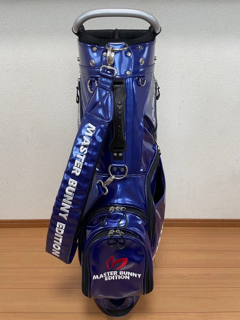 マスターバニーエディション キャディーバッグ エナメル ブルー