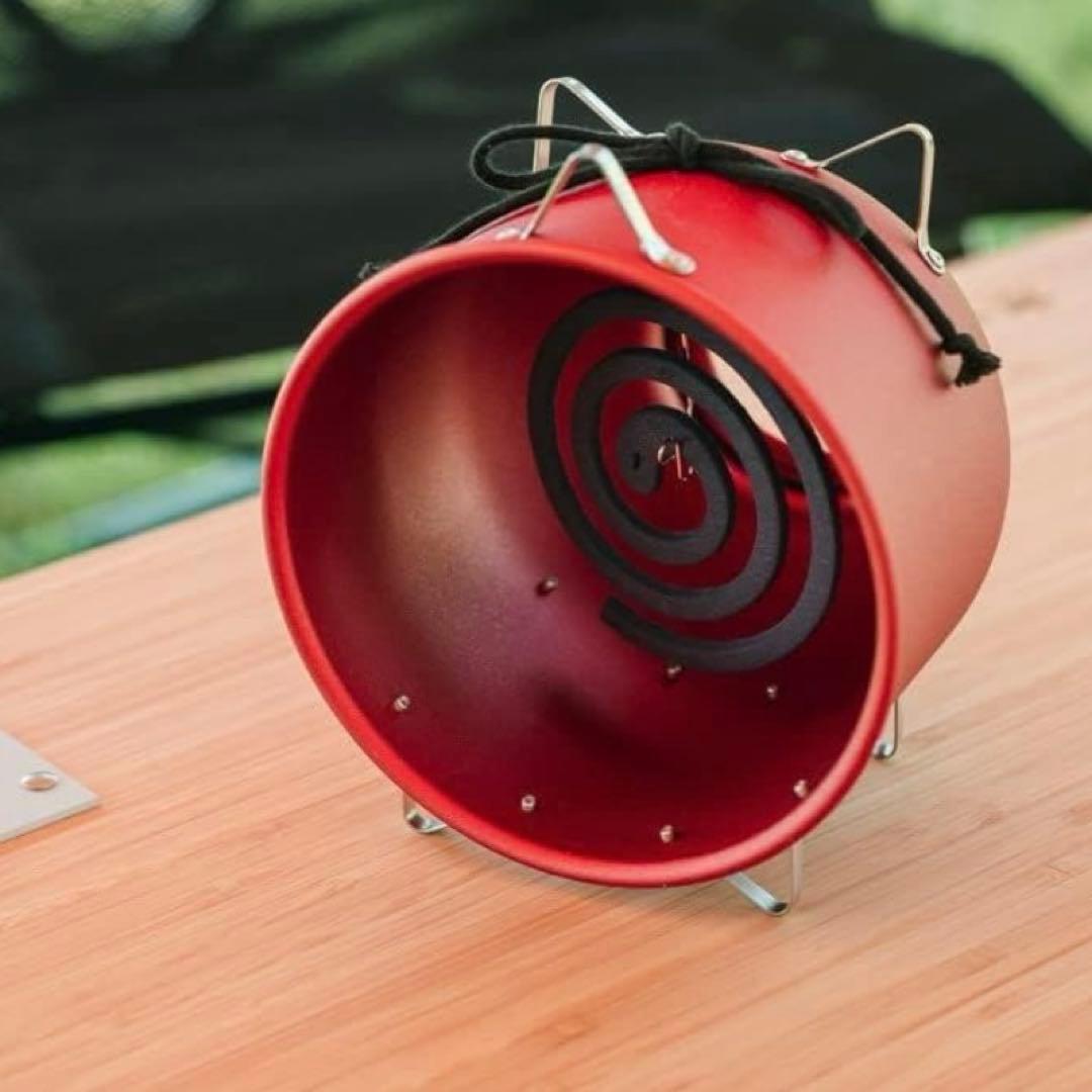 【新品】雪峰祭 2023 春 スノーピーク アルミ蚊取り豚 レッド　手ぬぐい付き