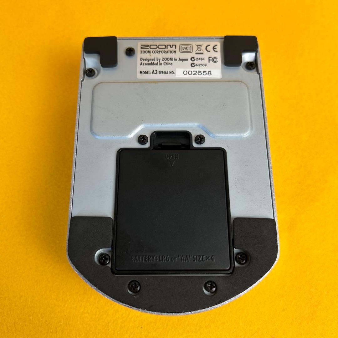 ZOOM マルチエフェクター アコースティック ギター A3 説明書付