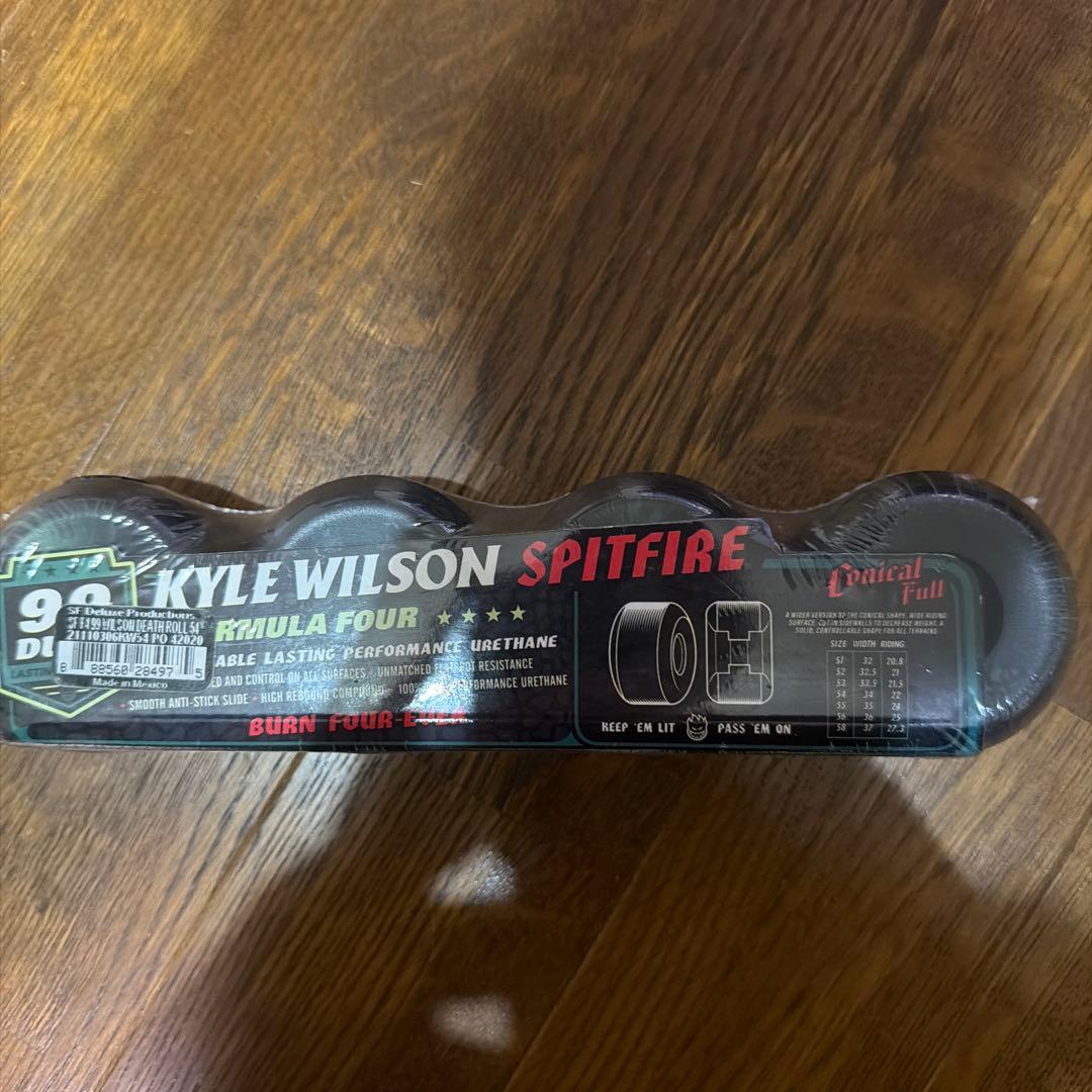 スケートボード Spitfire Kyle Wilson Formula Four 99Duro