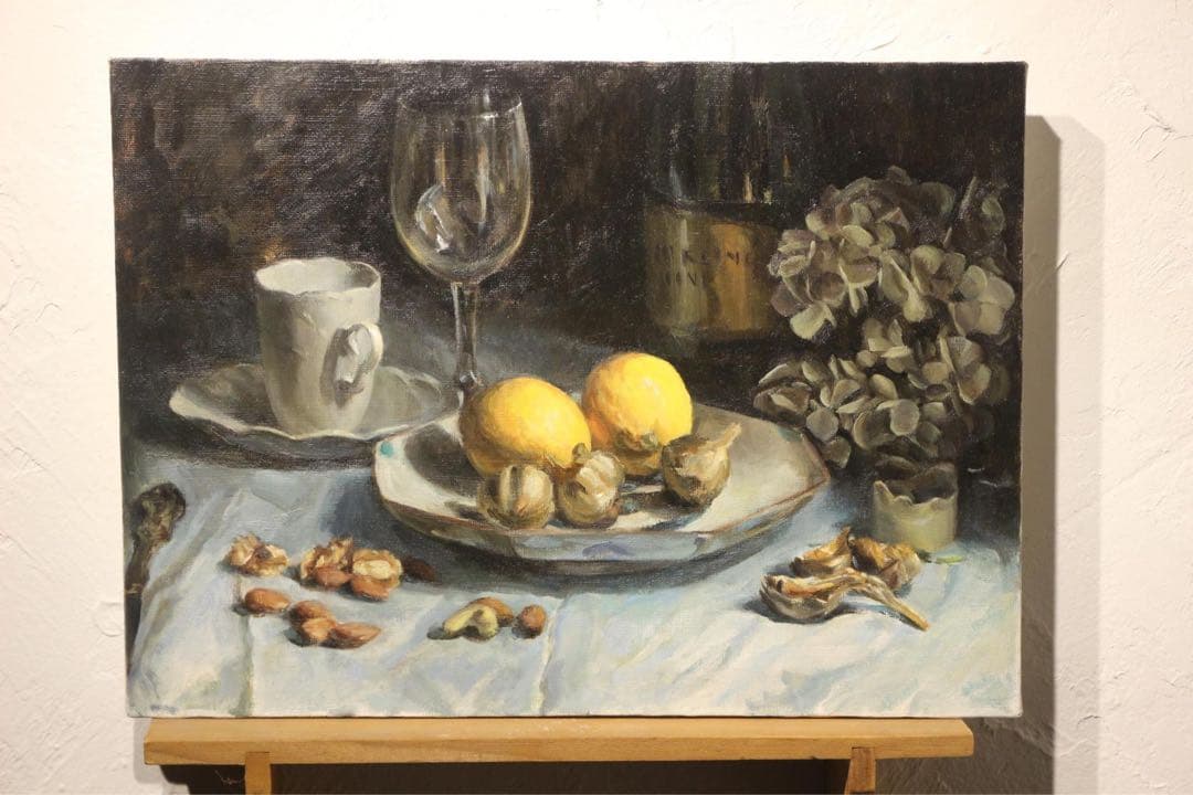 油彩静物画