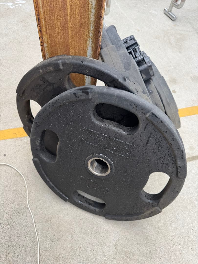 【引き取り限定】FitEliteオリンピックHEXバー プレートセット